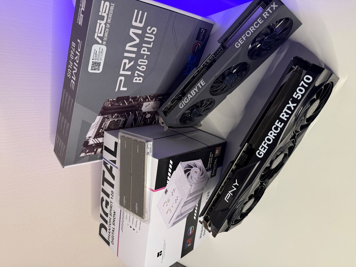 Mainboard und Komponenten für die Aufrüstung eines PCs